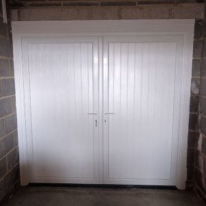 Side Hinged UPVC Garage Doors North Shields